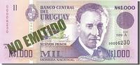 Uruguay 1000 Nuevos Pesos Banknote -