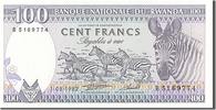 Rwanda 100 Francs Banknote, 1982-08-01 -