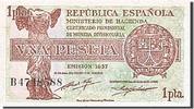 Spain 1 Peseta Banknote -