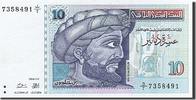 Tunisia 10 Dinars Banknote, 1994-11-07 -