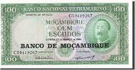 Mozambique 100 Escudos Banknote, 1961-03-27 -