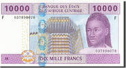 Central African States 10,000 Francs Banknote -