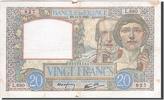France 20 Francs Banknote, 1940-07-11, Fayette:12.04, KM:92a -