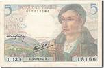 France 5 Francs Banknote, 1945-04-05, Fayette:5.6, KM:98a -
