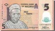 Nigeria 5 Naira Banknote, 2015 -