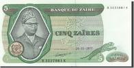 Zaire 5 Zaïres Banknote, 1977-11-24, KM:21b -