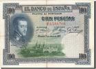 Spain 100 Pesetas Banknote, 1925-07-01, KM:69c -
