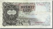 Latvia 10 Latu 1937-1940 Banknote, 1937, KM:29a SS 417.94 元  ＋  41.42 元 运费