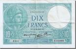 France 10 Francs 10 Francs 1916-1942 ''Minerve'', 1940-12-12, Fay 7.24 -