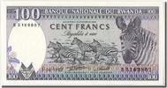 Rwanda 100 Francs Banknote, 1982-08-01 -