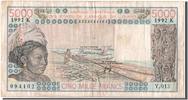 West African States 5000 Francs Banknote -
