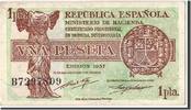 Spain 1 Peseta Banknote -