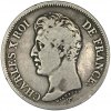 France 5 Francs Coin, Charles X, Perpignan, Silver -