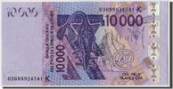 West African States 10,000 Francs Banknote, Undated, KM:718Ka -