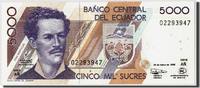 Ecuador 5000 Sucres Banknote, 1999-03-26, KM:128c -