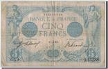 France 5 Francs 1916 Banknote, 5 F 1912-1917 ''Bleu'', 1916-12-02 S+ 995.70 元  ＋  41.42 元 运费