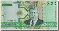 Turkmanistan 1000 Manat Banknote, KM:20 -