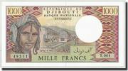 Djibouti 1000 Francs Banknote, Undated (1988), KM:37b -