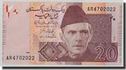 Pakistan 20 Rupees Banknote, KM:46b -