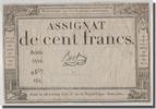 France 100 Francs Bert, 1795-01-07, KM:A78, Lafaurie:173 -