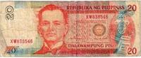 Philippines 20 Piso 1992-1993 Banknote, KM:170e S 99.79 元  ＋  41.34 元 运费