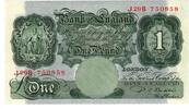 Great Britain 1 Pound Banknote, KM:369b -