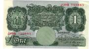 Great Britain 1 Pound Banknote, KM:369b -