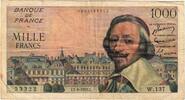France 1000 Francs Richelieu, W.137, Fayette:42.12, KM:134a -