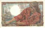 France 20 Francs Pêcheur, F.175, Fayette:13.12, KM:100c -