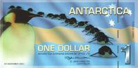 Antarctic 1 Dollar Banknote, 2007-11-23 -