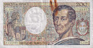 France 200 Francs Montesquieu, C.138, Fayette:70.12c, KM:155e -