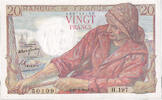France 20 Francs 1949 Pêcheur, H.197, Fayette:13.14, KM:100c UNZ- 225.91 元  ＋  41.42 元 运费
