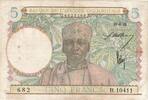 French West Africa 5 Francs 1942 1942-06-15, KM:25 S+ 251.02 元  ＋  41.42 元 运费