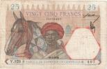 French West Africa 25 Francs 1938 1938-03-10, KM:22 SS 292.85 元  ＋  41.42 元 运费