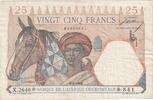 French West Africa 25 Francs 1942 1942-01-09, KM:27 SS 368.16 元  ＋  41.42 元 运费