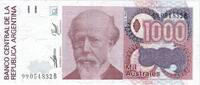 Argentina 1000 Australes UNZ -