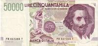 Italy 50,000 Lire 1992-05-27 -