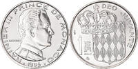 Monaco Franc Coin, Rainier III, Paris, BU, Nickel -