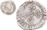 France 1/2 franc au col gaufré Coin, Henri III, Paris -