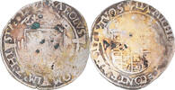 Spanish Netherlands 1/2 Réal Coin, Charles Quint, Anvers -