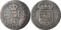 Spanish Netherlands Liard, Oord Coin, Charles II, Brussels -