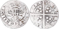 Great Britain Penny Coin, Edward I, II, Berwick-on-Tweed, Silver -