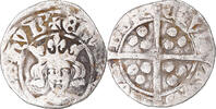 Great Britain Penny Coin, Edward I, II, III, London, Silver -