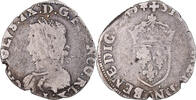 France 1/2 Teston Coin, Charles IX, Limoges, 3rd type -