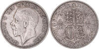 Great Britain 1/2 Crown Coin, George V, Silver, KM:835 -