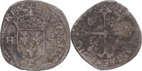 France Douzain aux deux H Coin, Henri IV, Lyon, Billon -