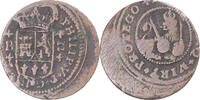 Spain 2 Maravedis Barcelona Coin, Philip V, Barcelona, Copper S+ 208.76 元  ＋  41.42 元 运费