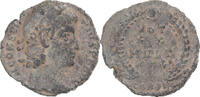 Follis Coin, Constantius II, Constantinople, Bronze -