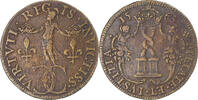 France betaalpenning Charles IX, Minerve, Brass, Feuardent:11673 -
