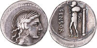 Denarius Coin, Marcia, Rome, Silver, Sear:281 -